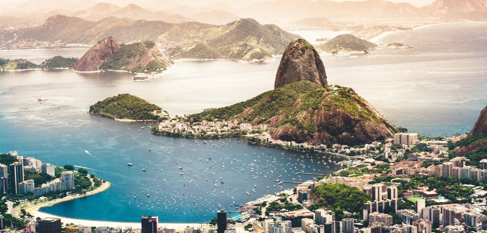 A lively parade of dancers and vibrant floats during the Rio Carnival celebration.